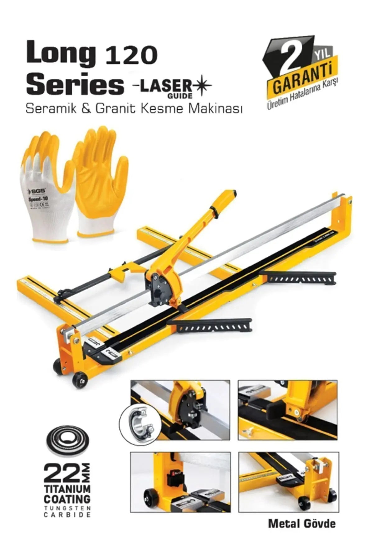 Sgs111 Lazerli Kesim - Long120 Uzun Seramik Granit Fayans Kesme Makinası 1200mm e-toptanhirdavat.com