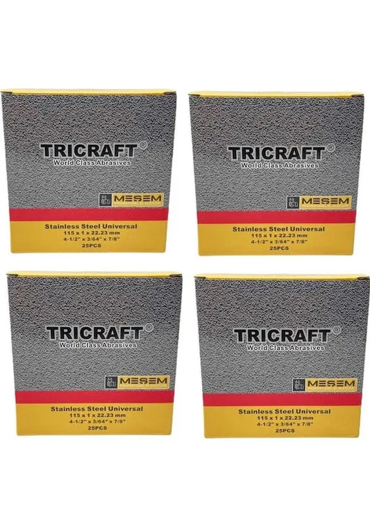 Tricraft inox 115mmx1mm Kesici Taş 100 adet e-toptanhirdavat.com