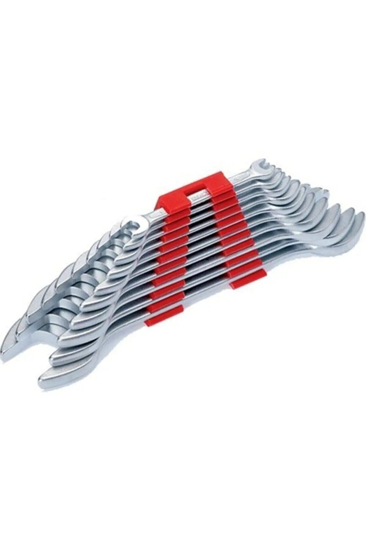 İzeltaş 12 Li Açık Çatal iki Ağız Anahtar Takımı Kısa Boy