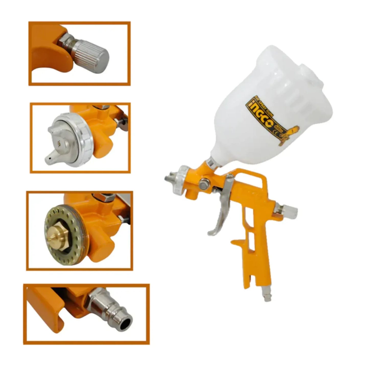 Ingco ING-ASG1061 600 cc Endüstriyel HVLP Boya Tabancası - e-toptanhirdavat.com