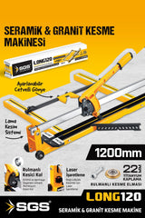 111 Lazerli Kesim - Long120 Uzun Seramik Granit Fayans Kesme Makinesi - E-Toptan Hırdavat ürün görseli
