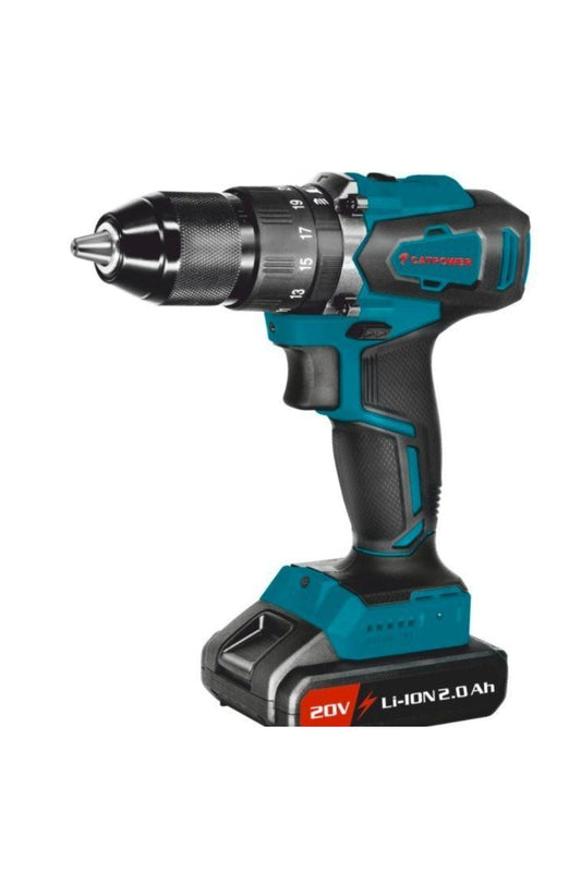 2 Yıl Catpower 4111 Li-ıon Akülü Kömürsüz Darbeli Matkap Vidalama 4.0 - 4.4 Ah 20 Volt Çift akü Li- E-Toptan Hırdavat