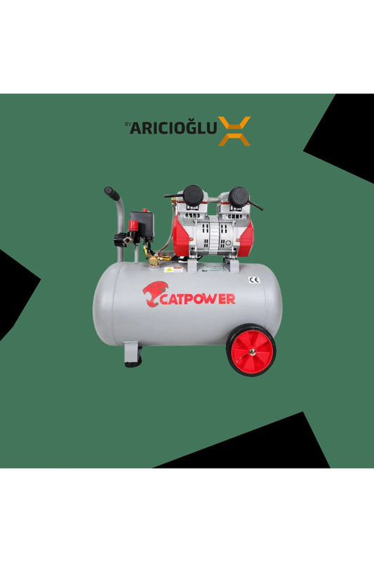 Catpower 1154 50 L 2 HP Yağsız Sessiz Hava Kompresörü E-Toptan Hırdavat