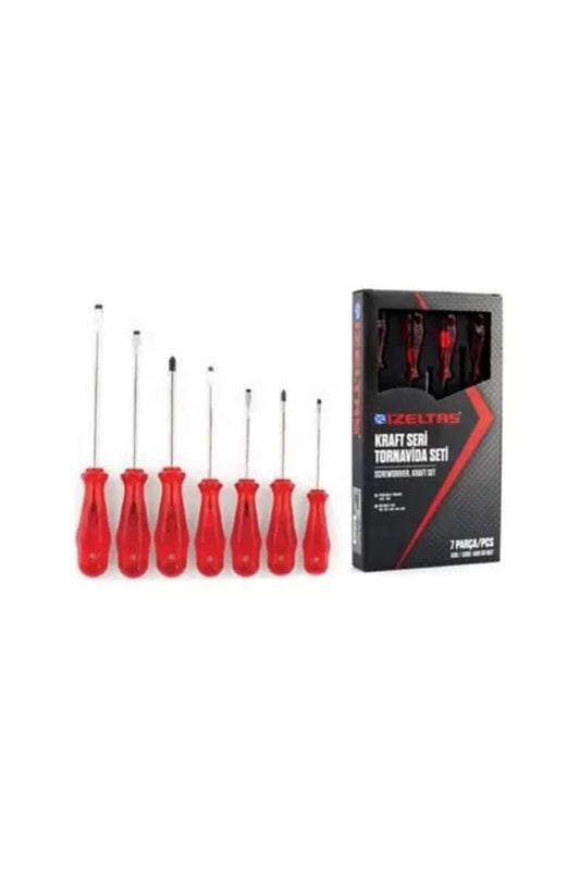4100008107 Kraft Tornavida Seti 7 Parça E-Toptan Hırdavat