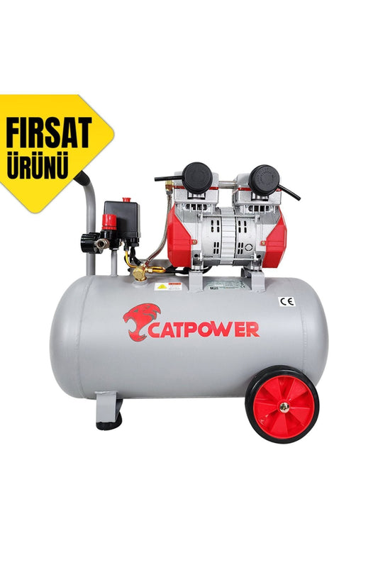 Catpower Cat1154 2hp 50lt Sessiz Ve Yağsız Kompresör E-Toptan Hırdavat