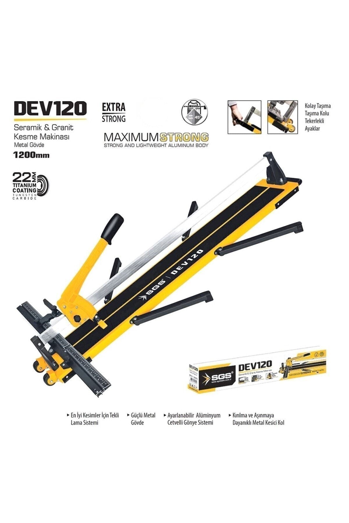 Seramik Ve Granit Kesme Makinası Dev 120 E-Toptan Hırdavat