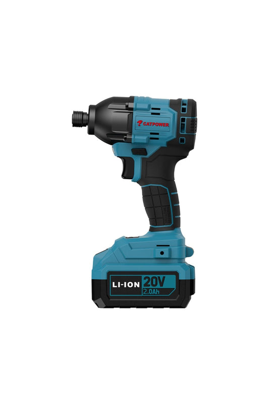 CAT4222SET- AKÜLÜ TORKLU VİDALAMA Li-ion (MAKİNE) KÖMÜRSÜZ 20V +(2.0 Ah Akü)+(Hızlı Şarj Cihazı) E-Toptan Hırdavat